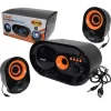 ALTOPARLANTI SPEAKER BLUETOOTH RADIO FM CASSE USB TF AUX MICROSD LUCI LED CS-2071AKT