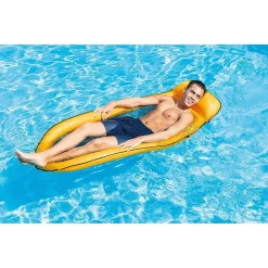 AMACA GALLEGGIANTE MATERASSO GONFIABILE AD ACQUA 178X94CM COLORI ASSORTITI 58836