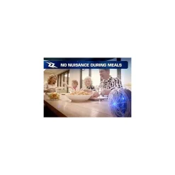 AMMAZZA ZANZARE A CARICA SOLARE LUCE BLU DA MURO LUCE CASA ANTI INSETTI VENTOSE