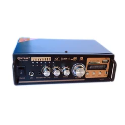 AMPLIFICATORE AUDIO STEREO 2 CANALI BLUETOOTH MICROFONO USB SD MP3 KARAOKE 806BT