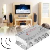 AMPLIFICATORE SDOPPIATORE SEGNALE TV VIDEO SEGNALE ANTENNA IN-OUT DA 1 A 4 CATV