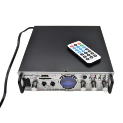 AMPLIFICATORE STEREO BLUETOOTH USB FUNZIONE MINI SUPER BASS TELECOMANDO Q-T112