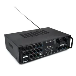 AMPLIFICATORE 300W 5.1 BLUETOOTH USB FM MP3 FUNZIONE KARAOKE TELECOMANDO Q-GF777