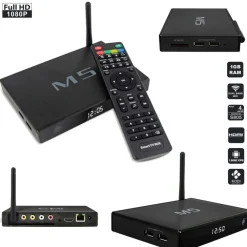 ANDROID TV M5-S805 BOX QUAD CORE WIFI WI-FI HDMI INTERNET SMART TV FULL HD 1080P