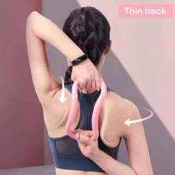 ANELLO ALLENAMENTO PILATES STRUMENTO FITNESS CORPO RESISTENZA PALESTRA ESERCIZI