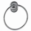 ANELLO CERCHIO PORTA ASCIUGAMANO MODERNO FISSAGGIO A PARETE BAGNO OVALE 52015
