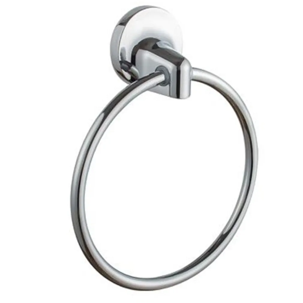 ANELLO CERCHIO PORTA ASCIUGAMANO MODERNO FISSAGGIO A PARETE ARREDO BAGNO 79807