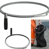 ANELLO DI SERRAGGIO SUPPORTO PER SACCO DEI RIFIUTI DIAMETRO 40CM CON IMPUGNATURA