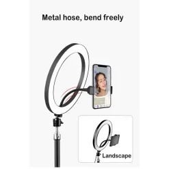 ANELLO LUCE LED FOTOGRAFIA MAKEUP VIDEO DIFFUSORE CIRCOLARE 10