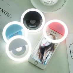 ANELLO LUMINOSO A LED PER SELFIE TIK TOK LUCE RING LIGHT TELEFONO RICARICABILE