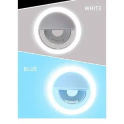 ANELLO LUMINOSO A LED PER SELFIE TIK TOK LUCE RING LIGHT TELEFONO RICARICABILE