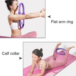 ANELLO MANUBRIO DOPPIO PILATES YOGA FISIOTERAPIA STRETCHING RISCALDAMENTO PALESTRA