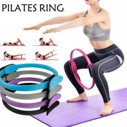 ANELLO PILATES CERCHIO DOPPIA IMPUGNATURA COSCE BRACCIA ANTISCIVOLO RESISTENTE YOGA