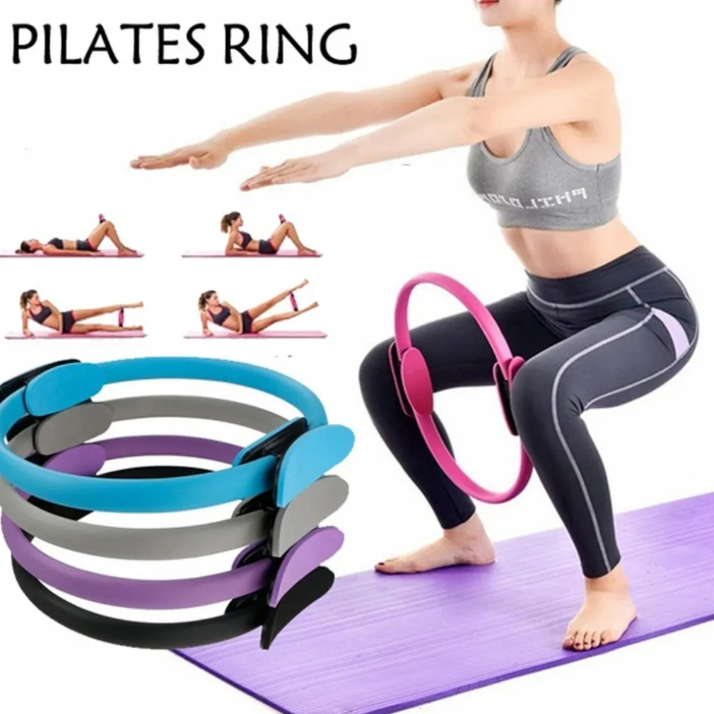 ANELLO PILATES CERCHIO DOPPIA IMPUGNATURA COSCE BRACCIA ANTISCIVOLO RESISTENTE YOGA