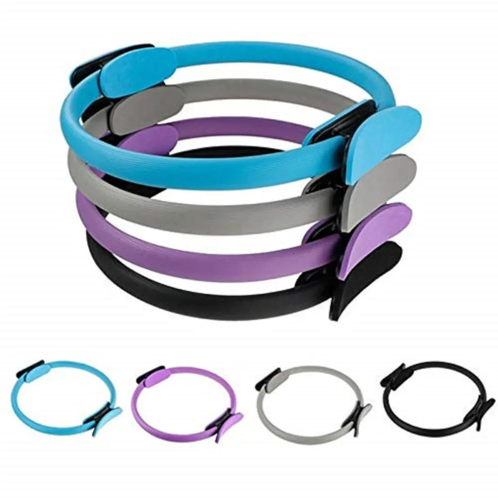 ANELLO PILATES CERCHIO DOPPIA IMPUGNATURA COSCE BRACCIA ANTISCIVOLO RESISTENTE YOGA