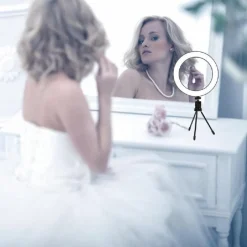 ANELLO PUNTO LUCE LED FOTOGRAFIA MAKEUP VIDEO DIFFUSORE CIRCOLARE 6