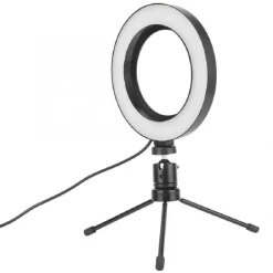 ANELLO PUNTO LUCE LED FOTOGRAFIA MAKEUP VIDEO DIFFUSORE CIRCOLARE 6