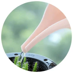 ANNAFFIATOIO CON BECCO LUNGO ROSA INNAFFIATOIO PER GIARDINO DIM.17x18.5x8CM