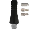 ANTENNA CORTA PER TETTO AUTO 3CM CON ADATTATORI MULTIATTACCO UNIVERSALE IN LEGA