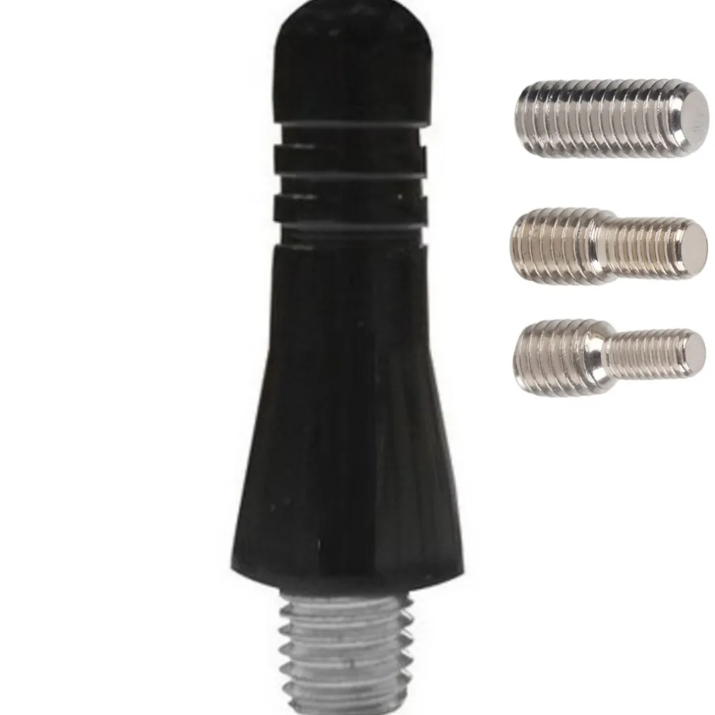 ANTENNA CORTA PER TETTO AUTO 3CM CON ADATTATORI MULTIATTACCO UNIVERSALE IN LEGA