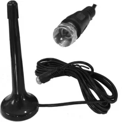 ANTENNA DI SEGNALE TV PER INTERNI 1080P BASE MAGNETICA CON CAVO COASSIALE Q-A162