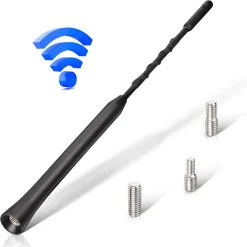 ANTENNA PER AUTO TETTO 23CM AUTORADIO DI RICAMBIO ASTA FUNZIONE RICEZIONE FM/DAB