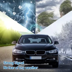 ANTENNA PER AUTO TETTO 23CM AUTORADIO DI RICAMBIO ASTA FUNZIONE RICEZIONE FM/DAB