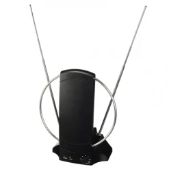 ANTENNA PORTATILE DA INTERNO DVB DVB-T 12/24V VHF/UHF TV DIGITALE TERRESTRE