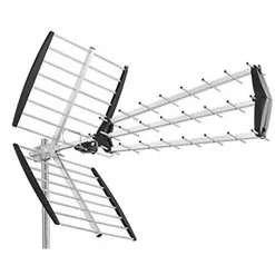 ANTENNA TV UHF DVB-T DIGITALE ESTERNO 28 DB HD 43 ELEMENTI DQ-655