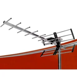ANTENNA TV UHF DVB-T DVB-T2 DIGITALE ESTERNO AMPLIFICATA HDTV LTE 38DBI WC-237B