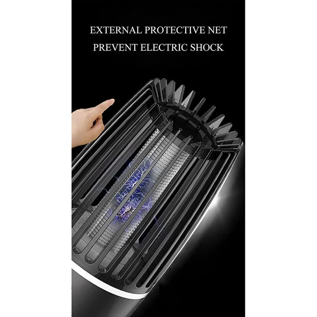 ANTIZANZARE ELETTRICA FOTOCATALITICO 360° PORTATILE LUCE VIOLA ALIMENTATORE USB