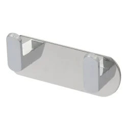 APPENDIABITI CON 2 GANCI APPENDINO PORTASCIUGAMANO BAGNO CASA CUCINA CROMATO 59731