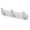 APPENDIABITI CON 3 GANCI APPENDINO PORTASCIUGAMANO DA BAGNO CASA CUCINA BIANCO 59742