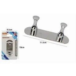 APPENDIABITI CON 2 GANCI PER ACCAPPATOIO BAGNO CASA A PARETE CONTEMPORANEO 59746