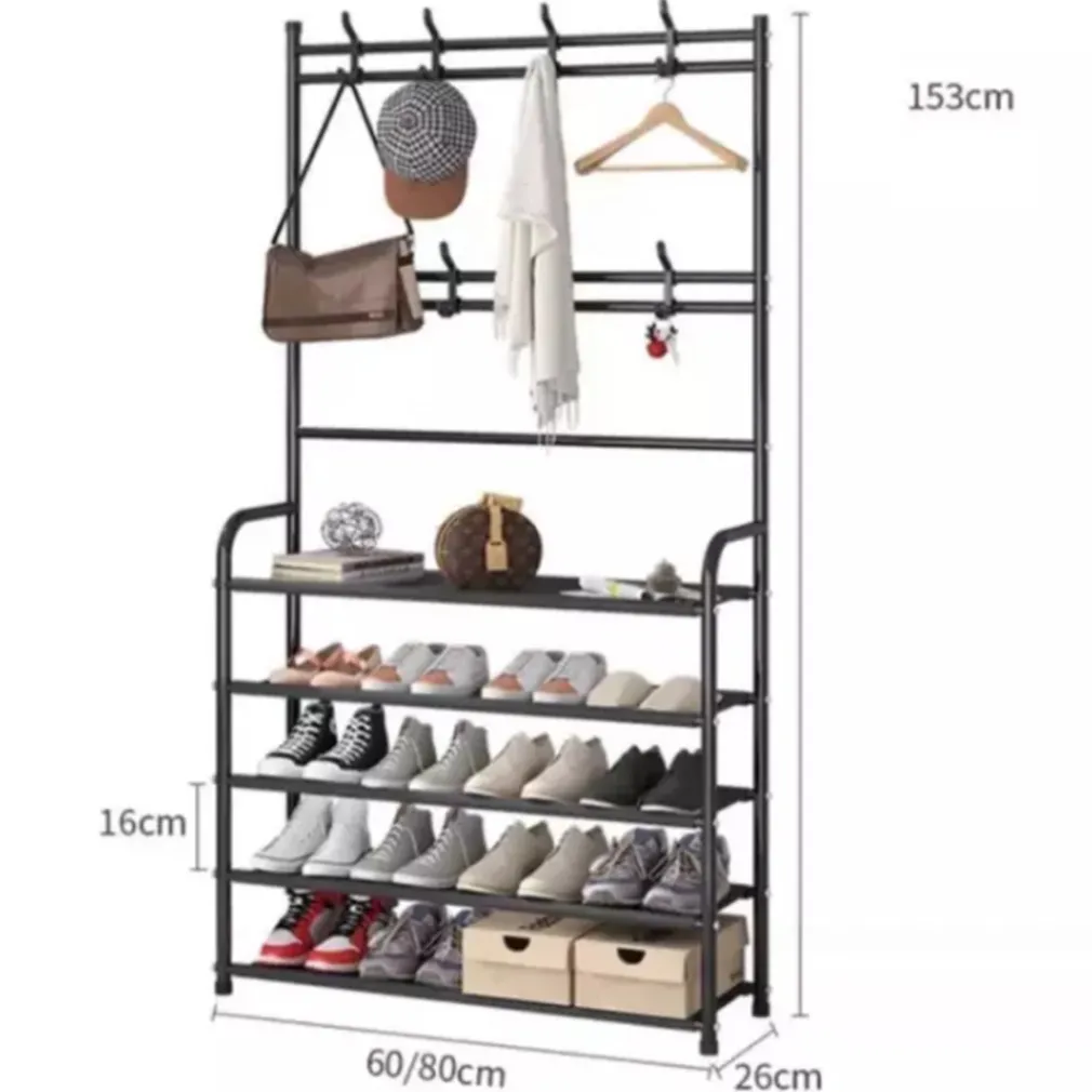 APPENDIABITI DA INGRESSO ATTACCAPANNI PANCA CON SCARPIERA A 4 RIPIANI DA TERRA