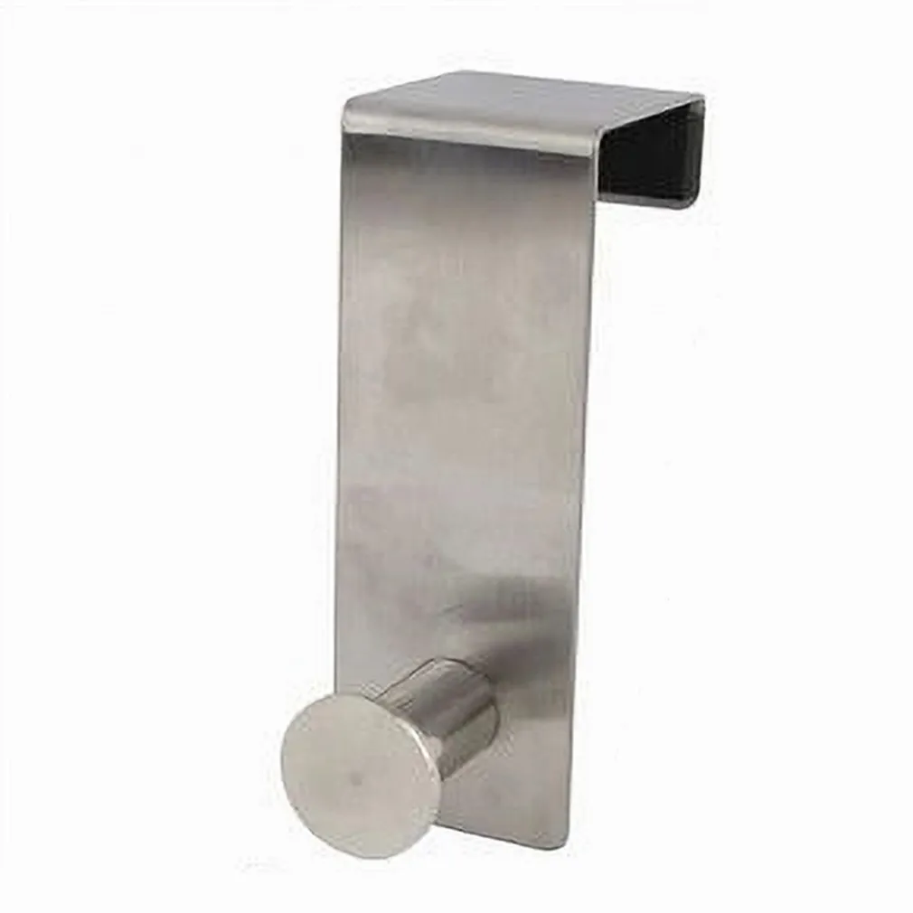 APPENDIABITI DA PORTA CON 1 GANCIO 4X11.5CM SILVER PER ASCIUGAMANI VESTITI 87782
