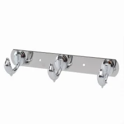 APPENDINO CON 3 GANCI A DELFINO PARETE MULTIUSO ACCIAIO VITI 24.5 CM 52179