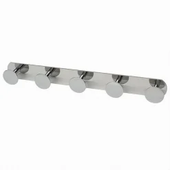 APPENDINO CON 5 GANCI APPENDI PORTA ASCIUGAMANO 5 POSTI BAGNO CASA CROMATO 59764