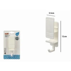 APPENDINO DA PARETE PRATICO GANCIO BAGNO CASA CUCINA ANTISCIVOLO MULTIUSO 79344