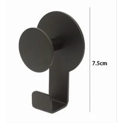 APPENDINO GANCI APPENDI PORTA ASCIUGAMANO 1 POSTO DOPPIO BAGNO CASA NERO 59765