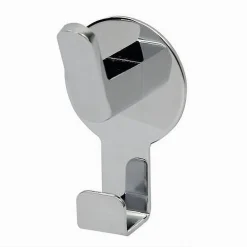APPENDINO GANCIO 2 POSTI PORTA ASCIUGAMANO BAGNO CASA CUCINA CROMATO 7.5CM 59730
