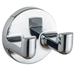 APPENDINO GANCIO DOPPIO APPENDI PORTA ASCIUGAMANI ACCAPPATOI CROMATO BAGNO 79802