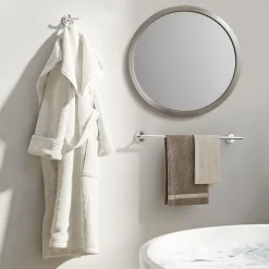 APPENDINO GANCIO PER ACCAPPATOIO ASCIUGAMANI ACCIAIO SATINATO ACCESSORI BAGNO 87904