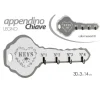 APPENDINO PORTACHIAVI LEGNO DA PARETE 30X3X14CM DECORO CHIAVE SHABBY CHIC 765902