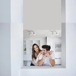 APPLIQUE 2 DIFFUSORI ORIENTABILE SOFFITTO PARETE LAMPADA GU10 BIANCO NERO TH8802