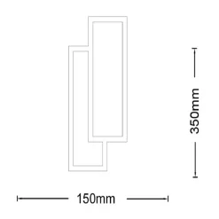 APPLIQUE A LED 15 WATT CON TECNOLOGIA CCT TRE COLORAZIONI DI LUCE CON SWITCH AQ16-3C