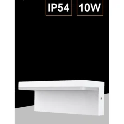 APPLIQUE A LED 10 WATT LAMPADA DA PARETE PER BALCONI GIARDINO IP54 CCT SWITCH B82-3C
