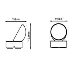 APPLIQUE A LED DA ESTERNO 12 WATT IP54 CON TECONOLOGIA CCT 3 TONALITÀ DI LUCE 570-3C