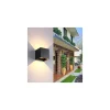 APPLIQUE A LED FARO CUBO FARETTO LAMPADA DA PARETE MURO 12W DOPPIA LUCE IP65