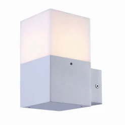APPLIQUE A MURO PER ESTERNO LAMPADA DA PARETE IN ALLUMINIO ATTACCO E27 IP44 B160